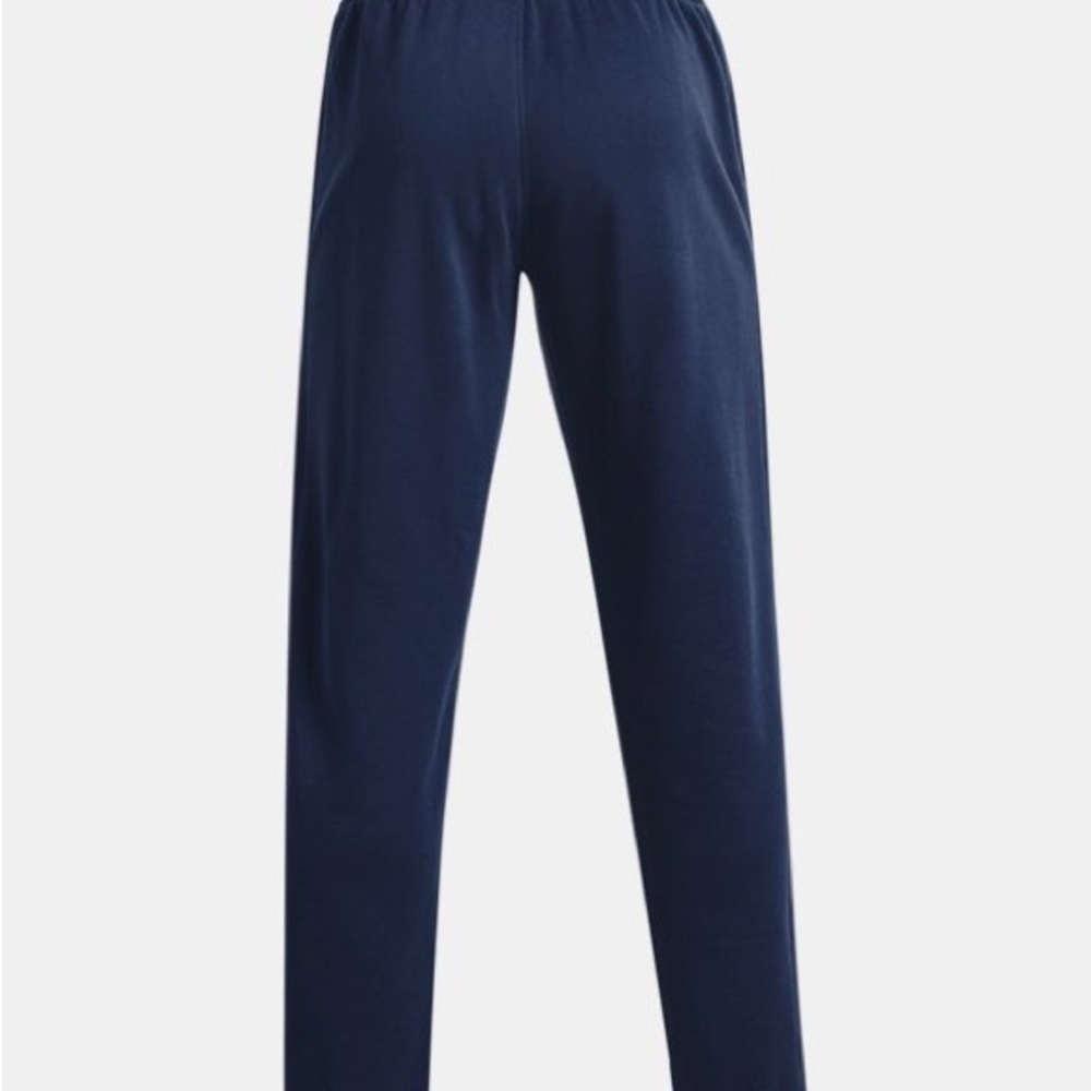 SOLD! Under Armour Sweatpants MD Men's UA Rival Fleece Pants NWT NAVY “Academy" - Picture 7 of 13